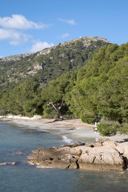 Formentor Beach in Majorca, Spain