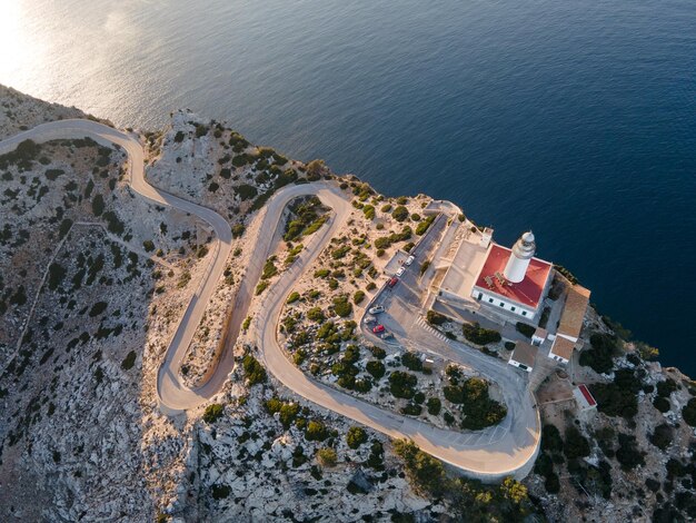 Formentor Cape aerial view Majorca