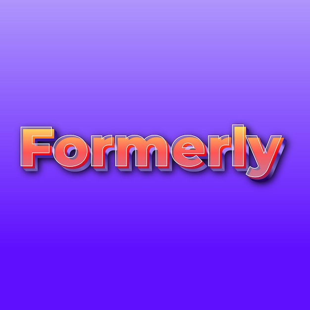 Formerlytext effect jpg gradient purple background card photo