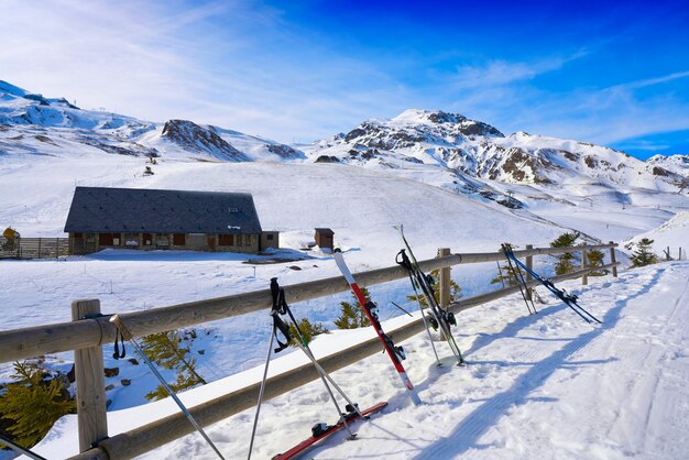 Formigal ski area in Huesca Pyrenees Spain