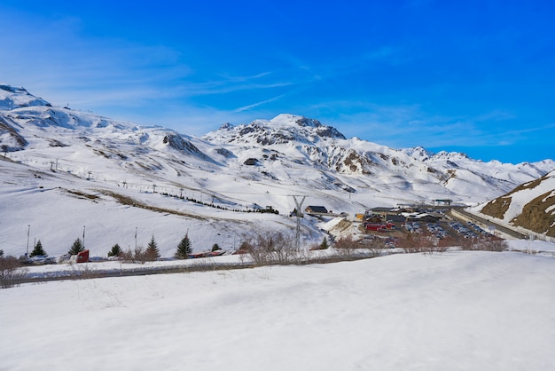 Formigal skigebied in Huesca, Pyreneeën, Spanje