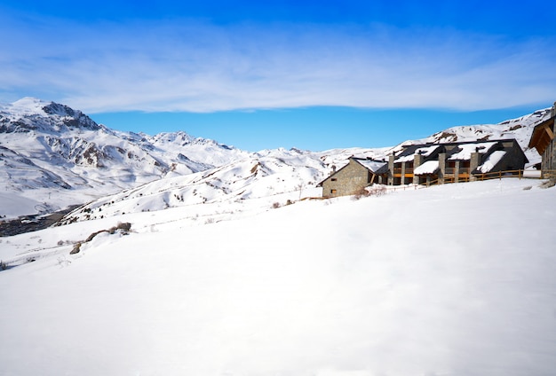 Formigal skigebied in Huesca, Pyreneeën, Spanje