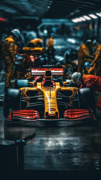 Formula 1 pit stop Generative AI