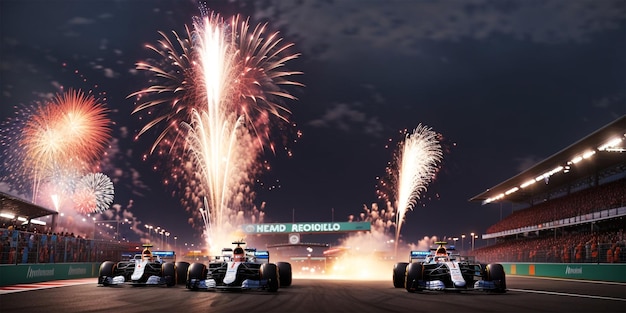 formula 1 podium celebrations