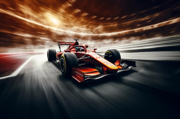 A Formula One Driver Awaits the Beginning of the Race Generative AI