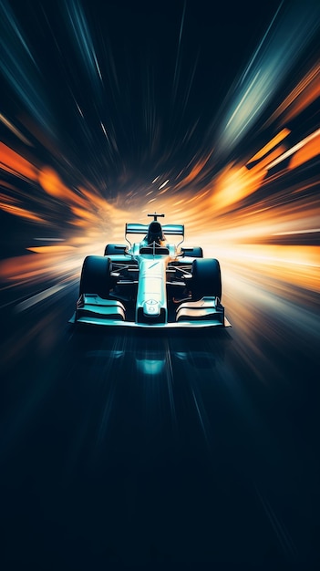 Formula one on the race Generative AI