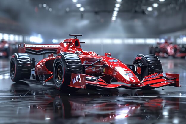 Formula one racing sports car