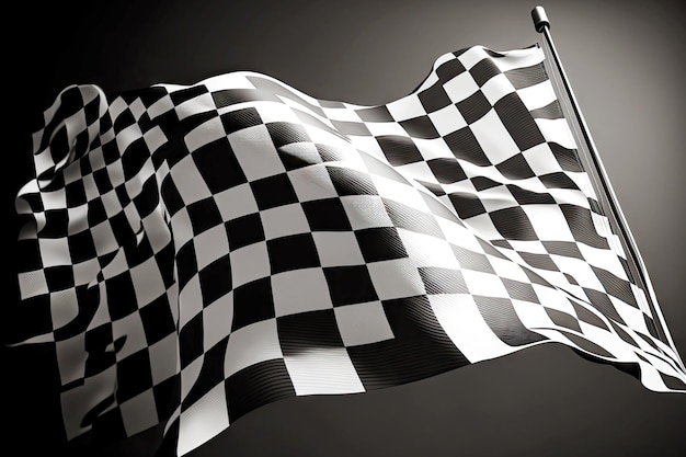 Formula  race flag for start of race motorsport generative ai