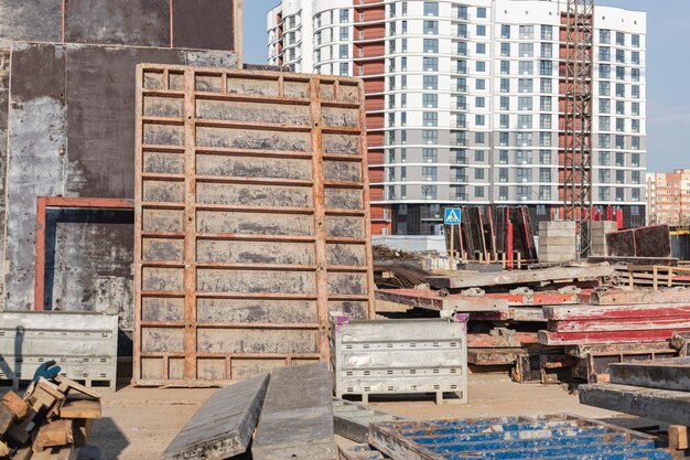 Formwork for monolithic construction of buildings. Monolithic construction technology.