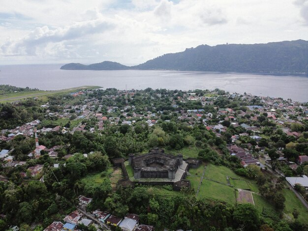 Fort Belgica With Banda Neira sea In Background