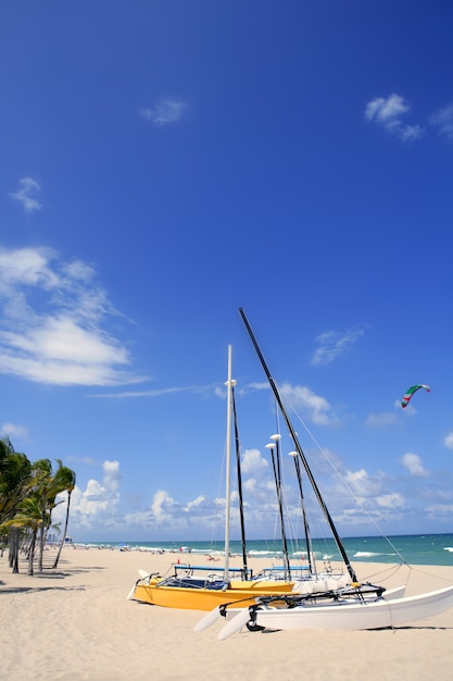 Spiaggia del catamarano florida del fort lauderdale