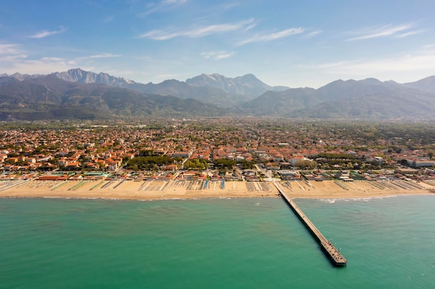 Photo forte dei marmi coast view