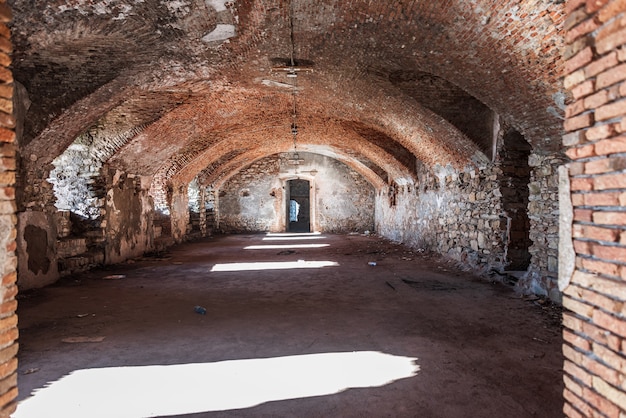 Forte Sperone, one of the fortifications on the hills around Genoa, in Italy