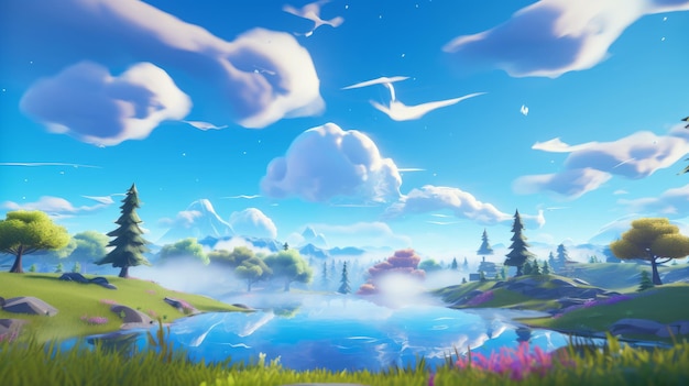 Premium Photo  Fortnite Rewind A CloseUp Cinematic Journey through 