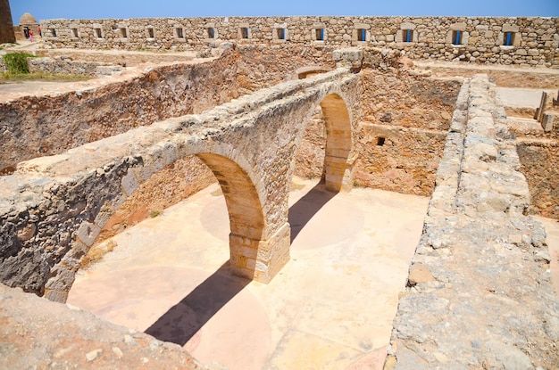 Fortress on the shores of the azure sea