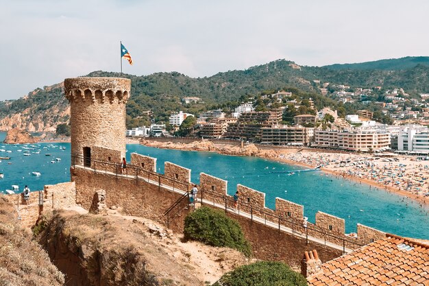 Fortress in Tossa de Mar, Spain