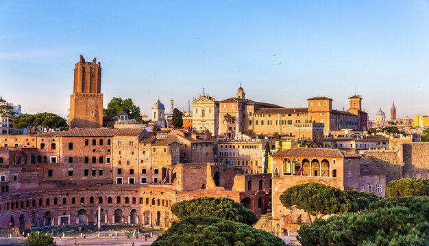 Forum and market of Trajan in Rome