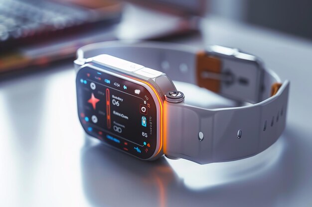 Photo forwardthinking smart watch for medical technology generative ai