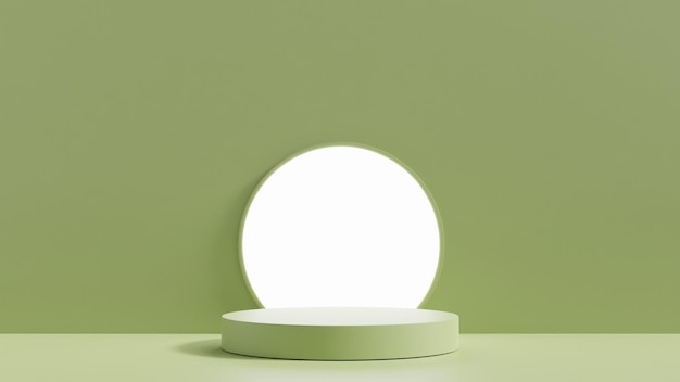 foto achtergrond achtergrond voor cosmetische producten met rond podium en glazen basis