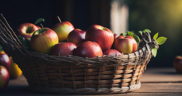 Foto appels met het Bokeh-effect