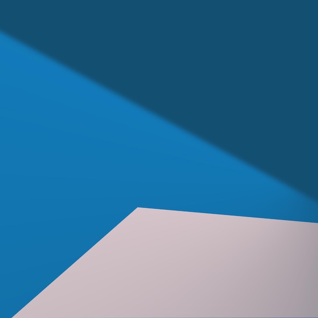 foto blauw podium voetstuk minimale productvertoning abstracte achtergrond 3d illustratie