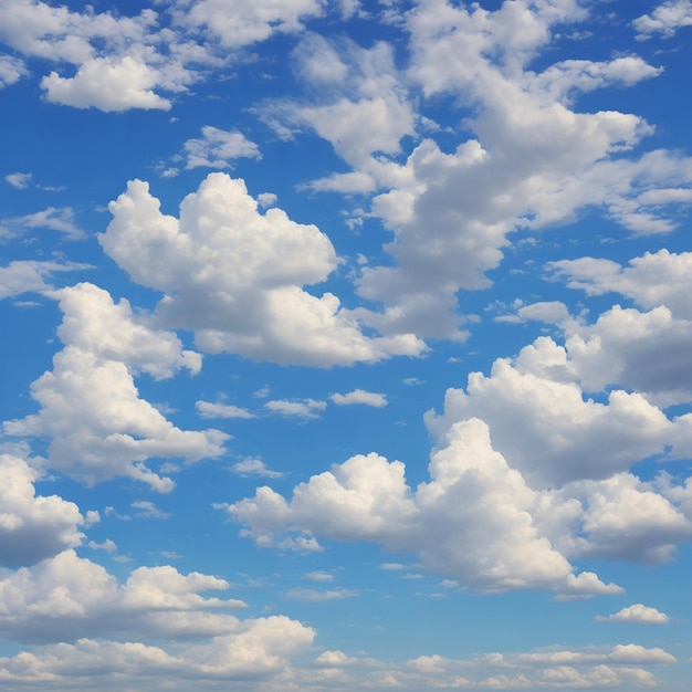 Foto blauwe lucht en wolken natuur achtergrond gegenereerd door ai