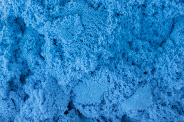 Foto close-up kinetische zandkleur textuur