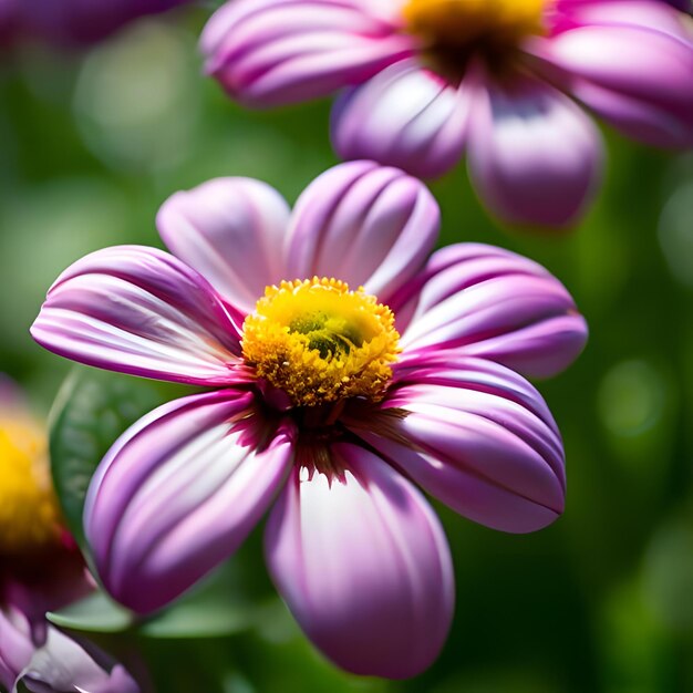 Foto close-up textuur heldere exotische bloemen 4