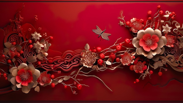 Foto concept van gelukkig Chinees Nieuwjaar