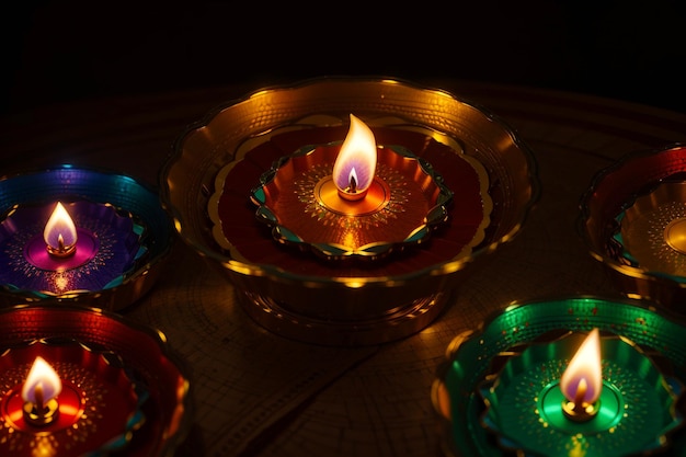 Foto diwali festival van lichttraditie