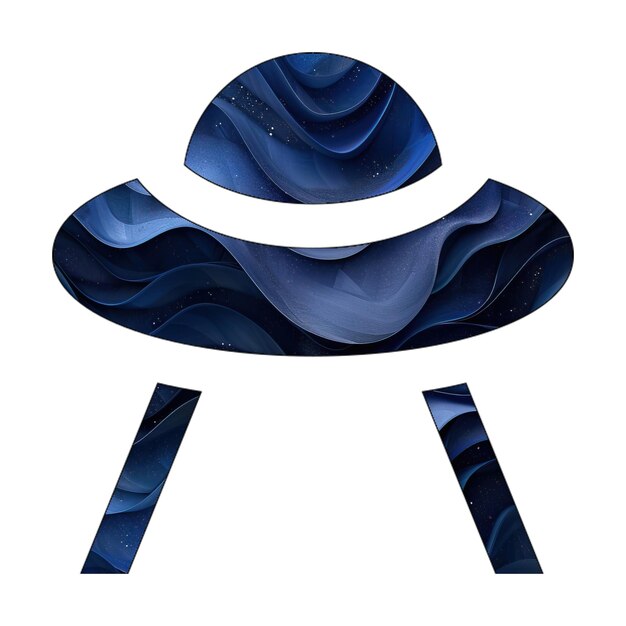 foto iconen ufo straal blauwe gradiënt achtergrond stijl ontwerp