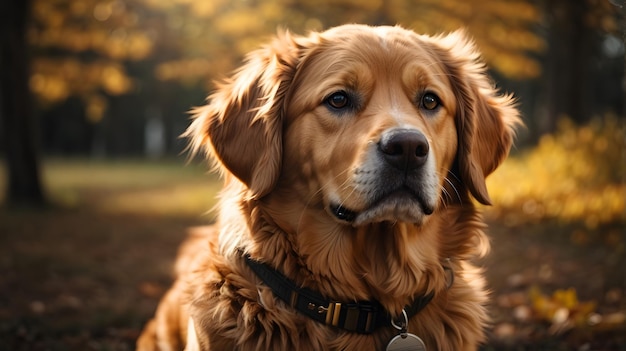 foto labrador retriever hond op de tuin