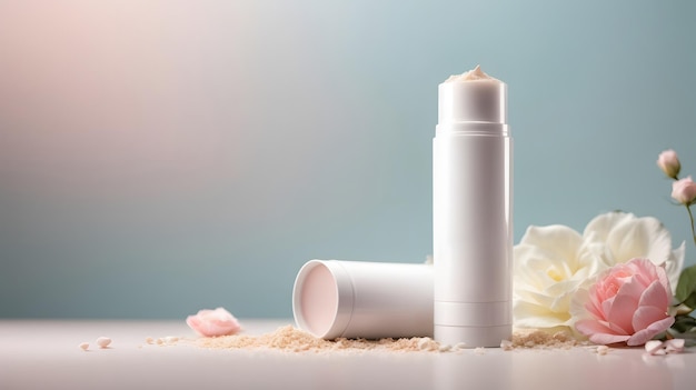 foto lege cosmetische buis voor mockup