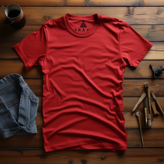 Foto foto mode blanco t-shirt mockup ontwerp