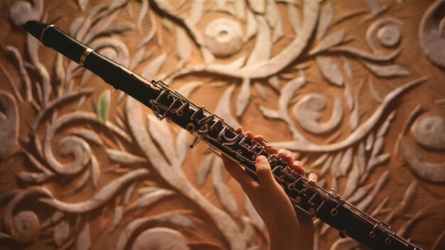 Foto oboe textuur achtergrond behang