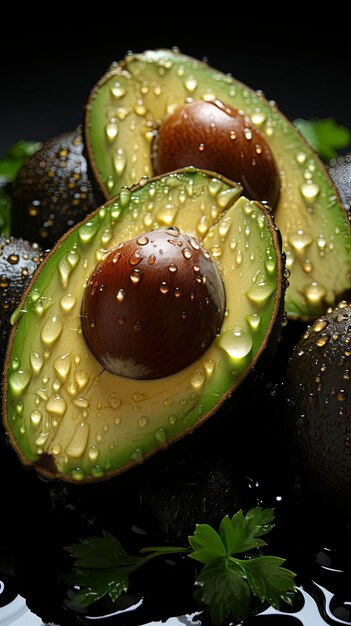 Foto foto-realisme verse avocado