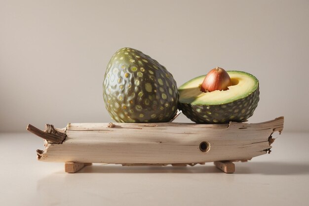 Foto's van avocado's gemaakt met AI