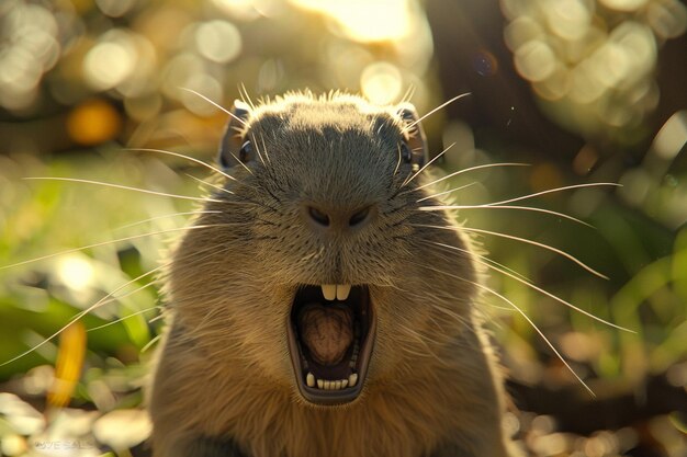 Foto foto's van dieren met grappig gedrag.