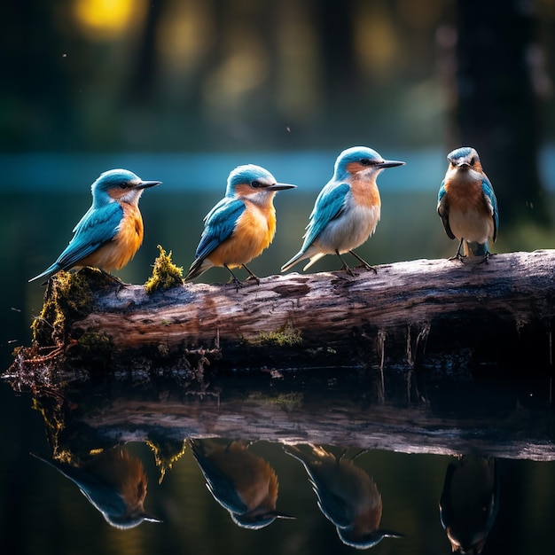 Foto's van prachtige vogels