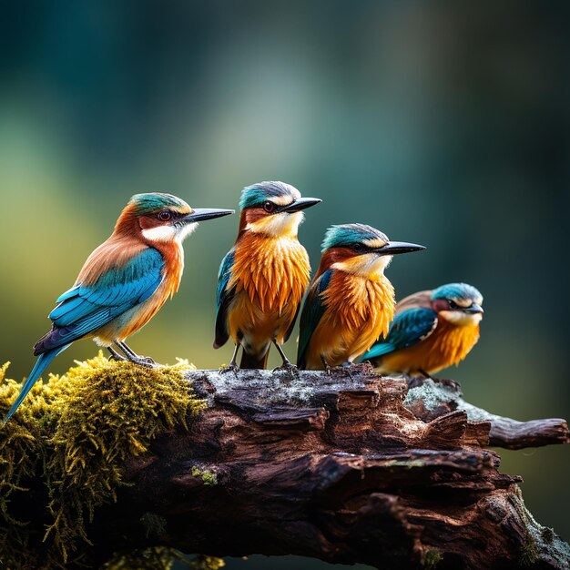 Foto's van prachtige vogels