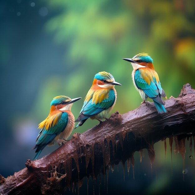 Foto's van prachtige vogels