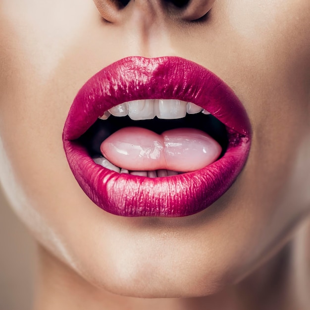 Foto sexy verleiding vrouw lippen passie lip sensuele mond