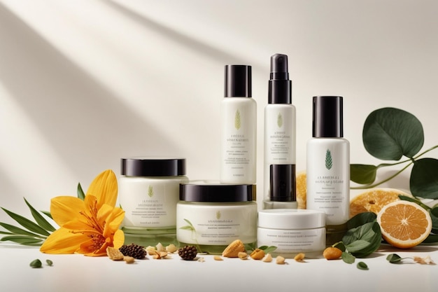 Foto-spa arrangement met crèmes