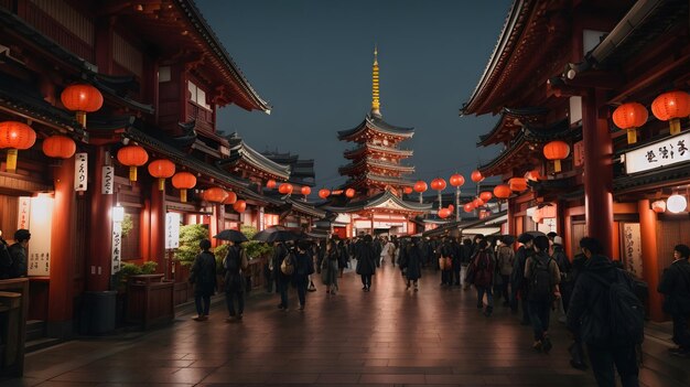 foto tempel sensoji japan reis