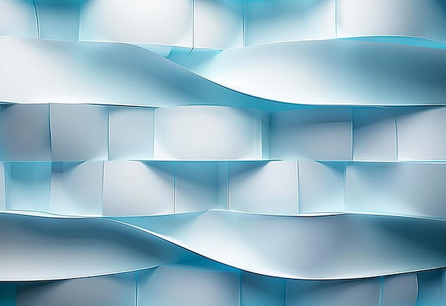 Foto van blauwe abstracte curve patronen achtergrondontwerp