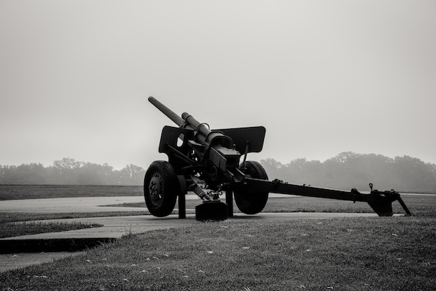 Foto van de artillerie Foto