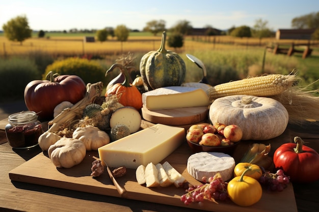 Foto van de boerderij naar de tafel