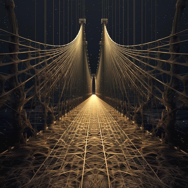 Foto foto van de brug
