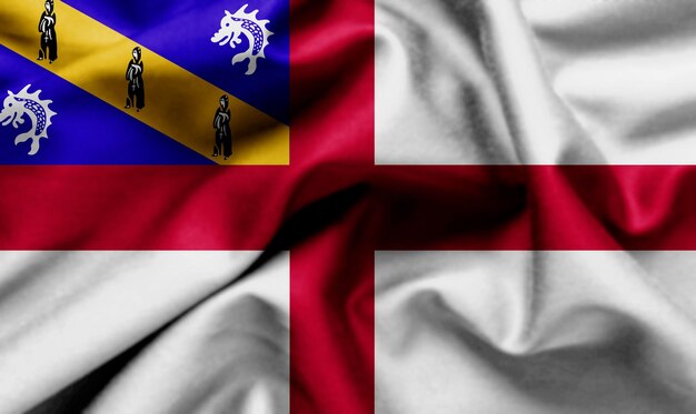 foto van de nationale vlag van het land