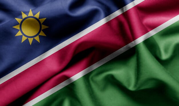 foto van de nationale vlag van het land